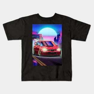 Subaru Impreza WRX STi Hawkeye (2006) Cyberpunk City Kids T-Shirt